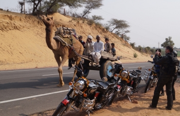 Radzastan Indie motocyklami 